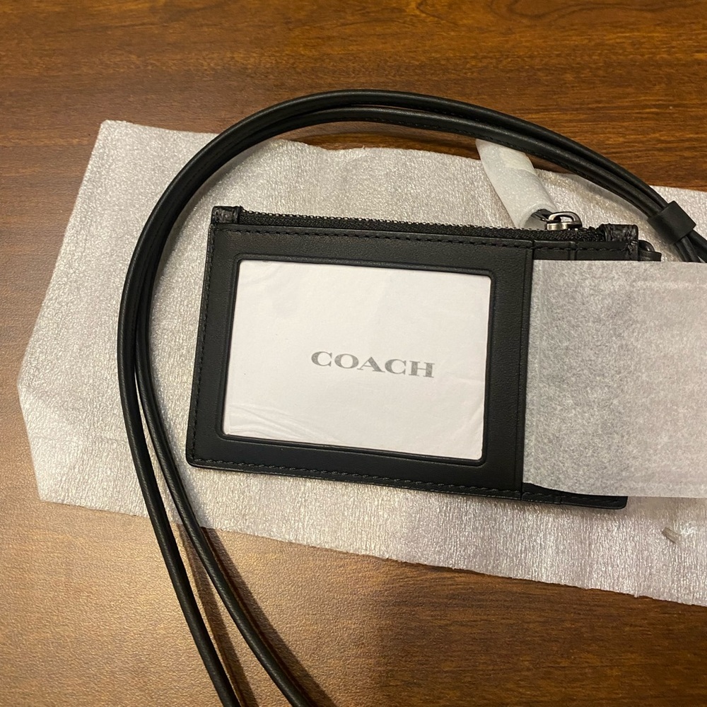 COACH Id Lanyard In Signature Canvas - Picture 2 of 7